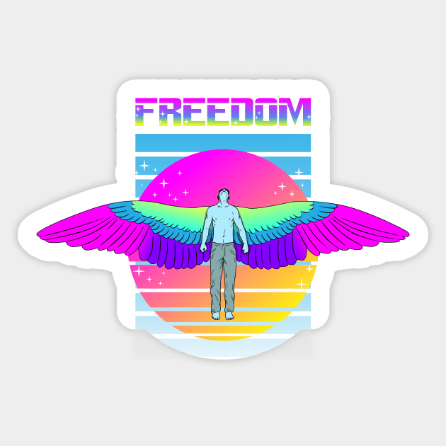 Freedom Sticker by atizadorgris